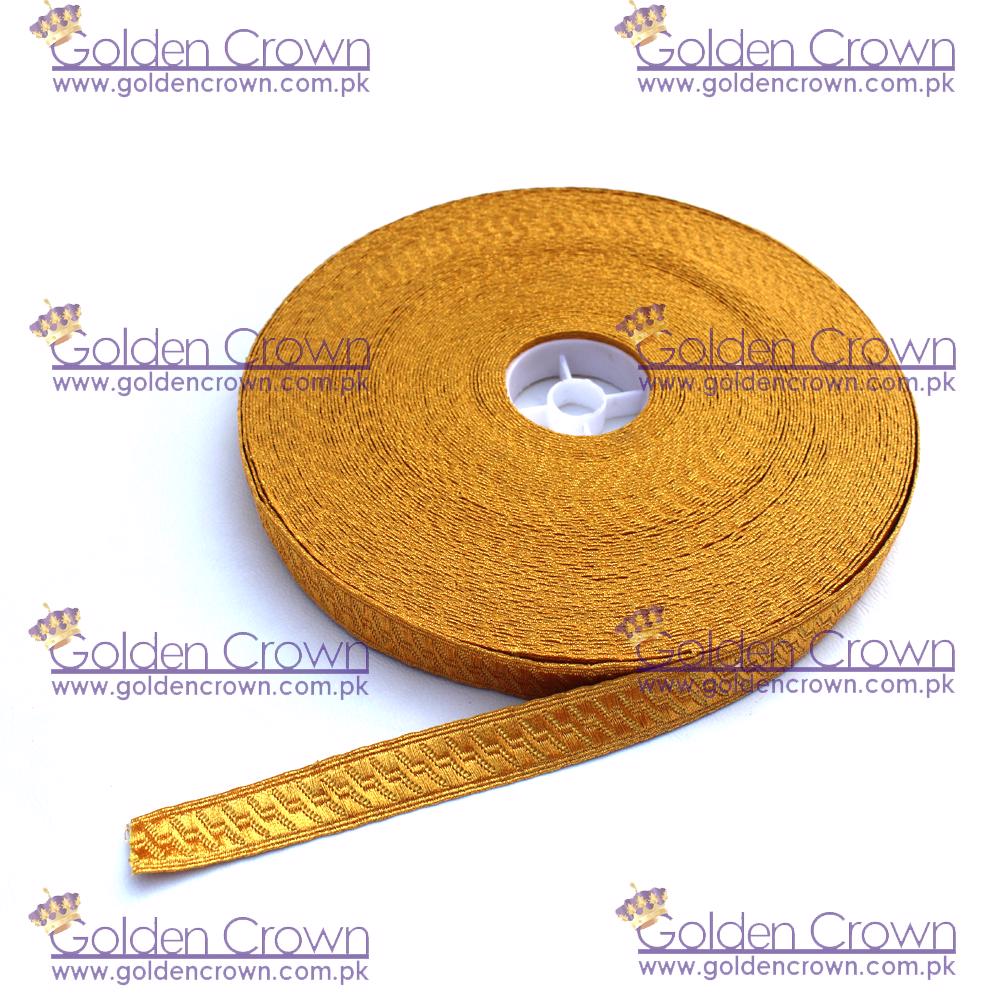 Product image - Mylar Braid, Mylar Braid Suppliers and Manufacturers, military uniforms braids lace, Military Gold Braid, military uniform gold braid, Military Gold Braids Wholesale, Military Uniform Russia Braid Lace Gold Russia Braid Lace, https://goldencrown.com.pk/products/c1031_Military-Ceremonial-Uniforms-Accessories-Manufacture/c945_Military-Braid-Suppliers/i12072_Military-Gold-Mylar-Bias-and-Stand-Braid-Lace.aspx